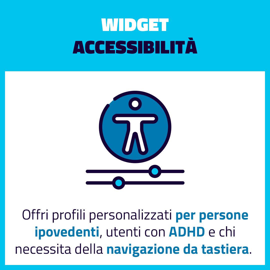 Widget Accessibilità