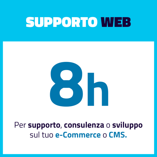 Pacchetto Supporto WEB 8 ore